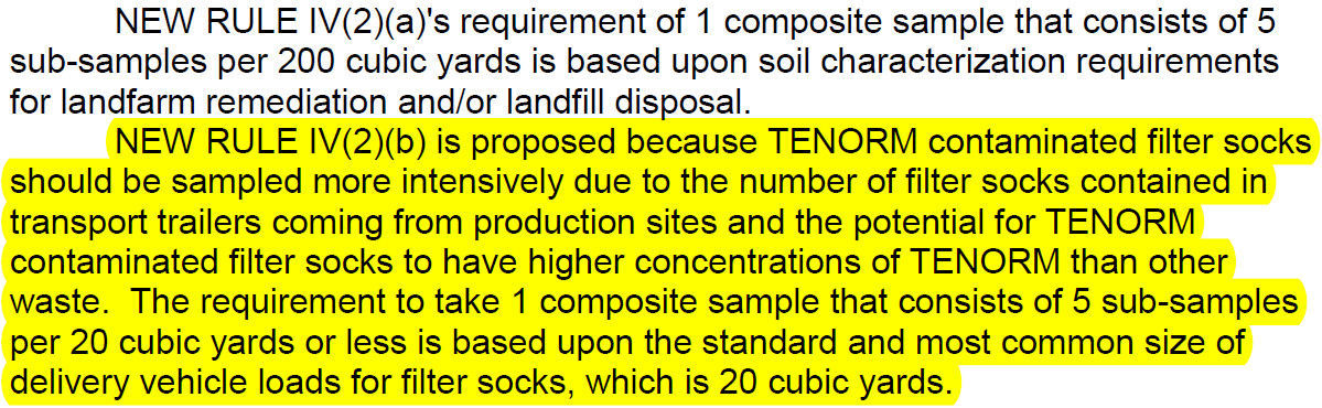 Proposed TENORM rules